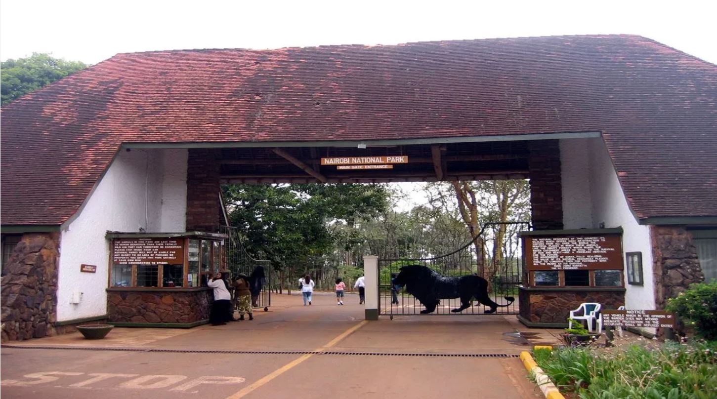 Nairobi National Park entry gate