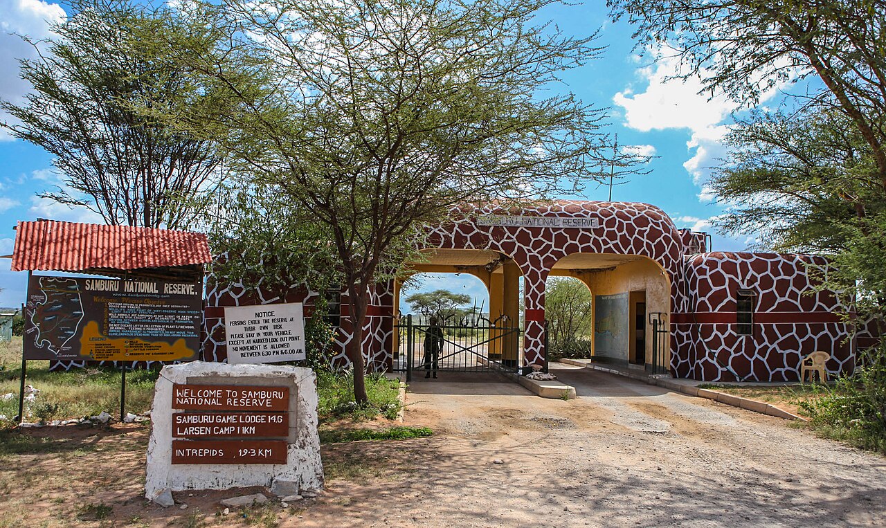 Samburu National Reserve entry gate